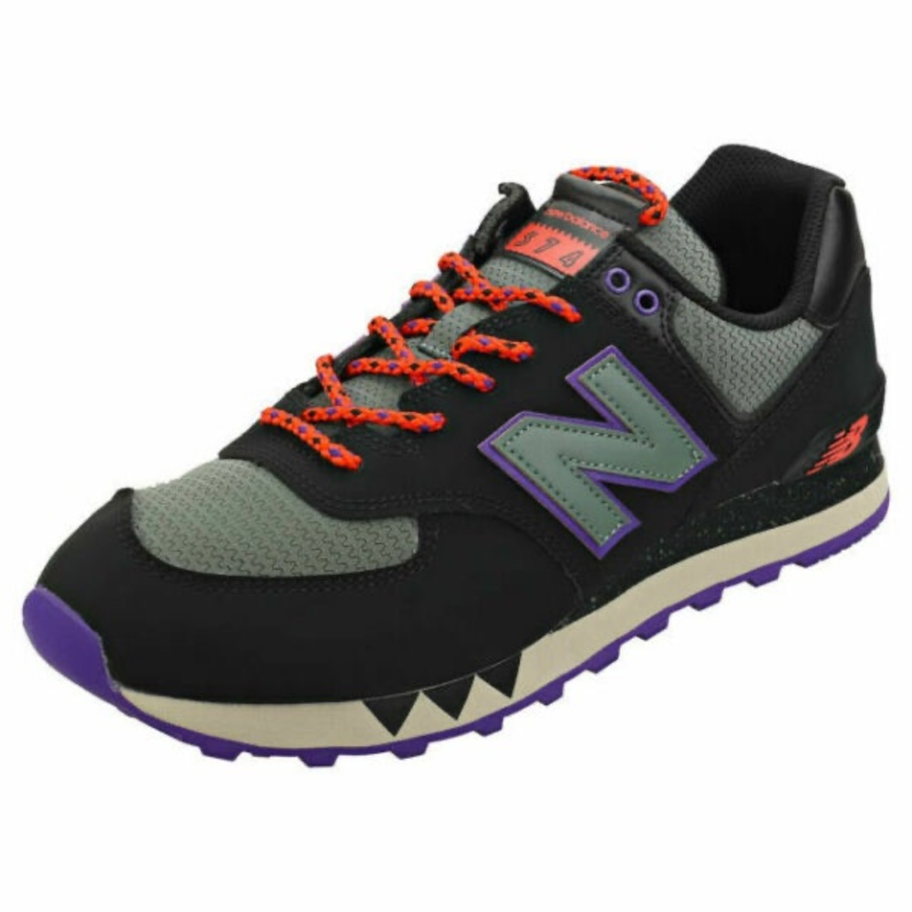 NWT New Balance 574 Outdoor Pack-Slate Green Black/Slate Green Marathon Running